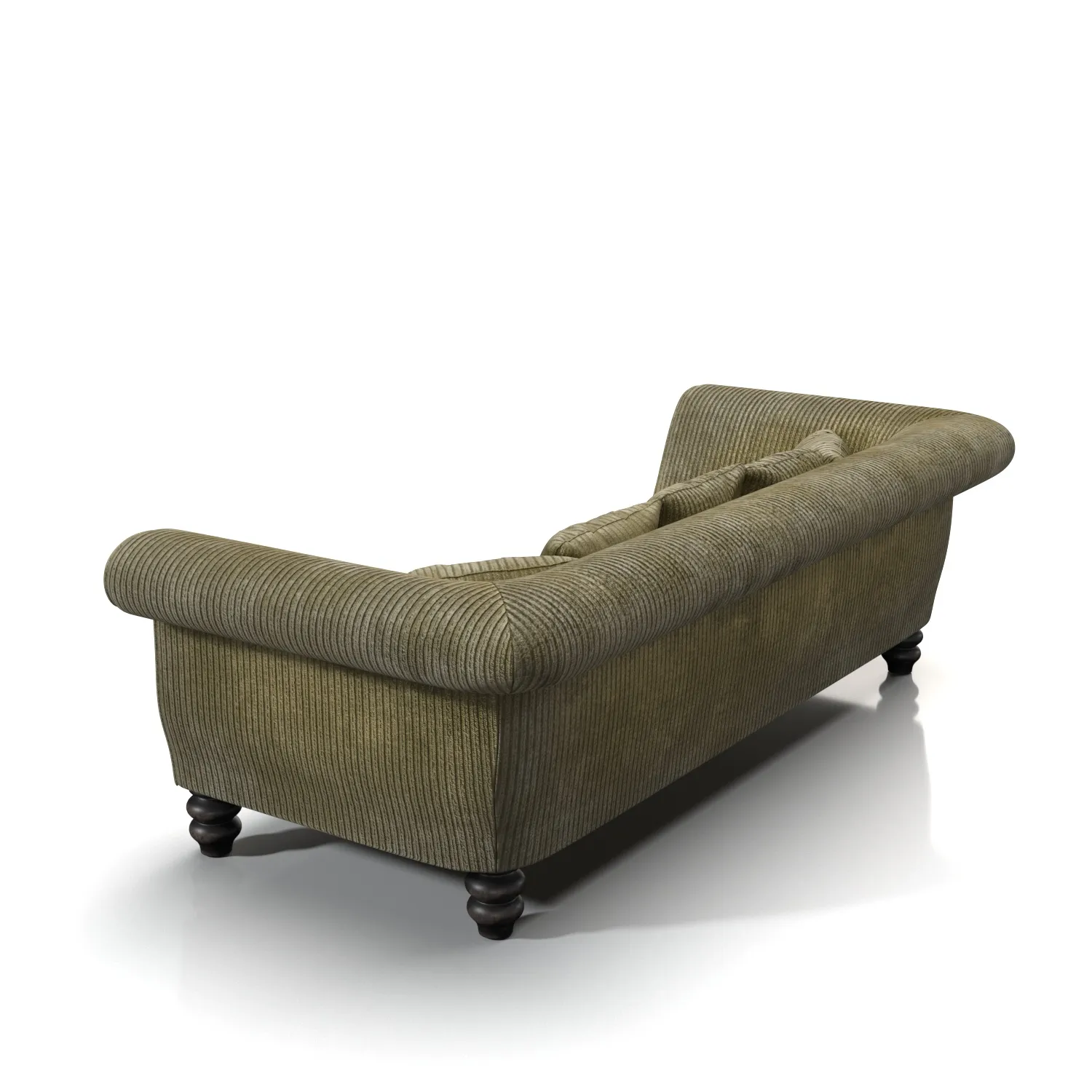 Flared Arm Sofa PBR 3D Model_06
